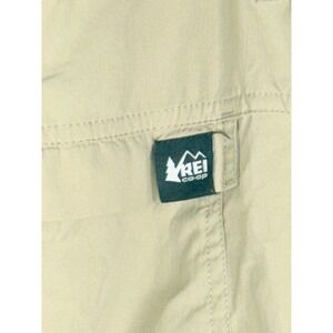 REI Co-op Women's 12 Convertible Hiking Pants Zip-Off Khaki Nylon Travel Cargo